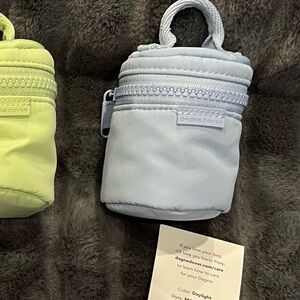 Dagne Dover Daylight Blue and Lime Key/Card Holders
